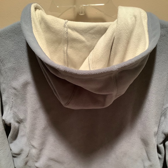 Ladies lightweight blue/gray fleece jacket - Picture 4 of 7